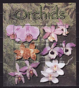 Палау, 2003, Орхидеи, лист